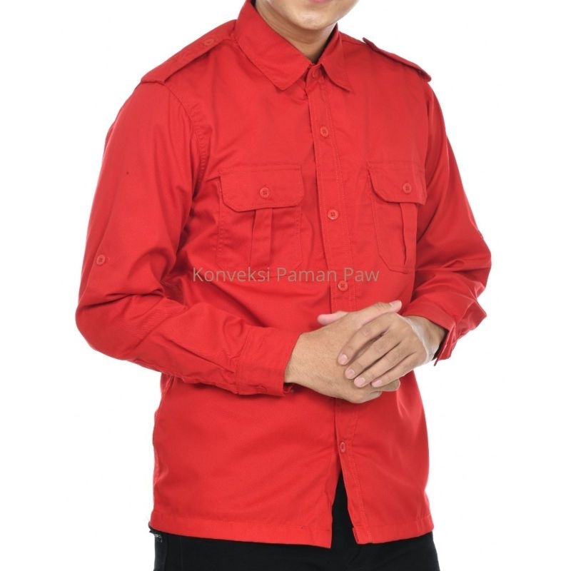 BAJU-KEMEJA-PDH-PDL-PRIA-WANITA-LAPANGAN-LENGAN-PANJANG-Seragam-Kerja-Tactical-Kantor-Group-Engineer