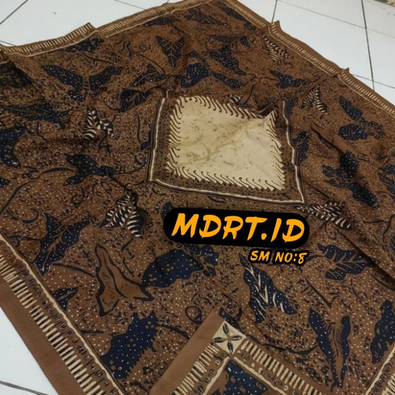 Iket kepala udeng batik segi empat semi tulis