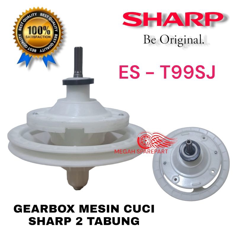 ES -T99SJ Gearbox mesin CUCI SHARP ES -T99SJ 2 Tabung Gerigi 10
