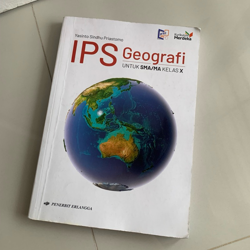 [PRELOVED] Buku Cetak IPS Geografi untuk SMA/MA kelas 10 Kurikulum Merdeka