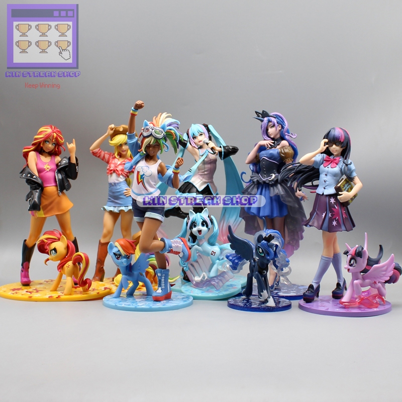 Hatsune Miku x My little Pony Action Figure - Hatsune Miku Action Figure/ Twilight Action Figure/Sun
