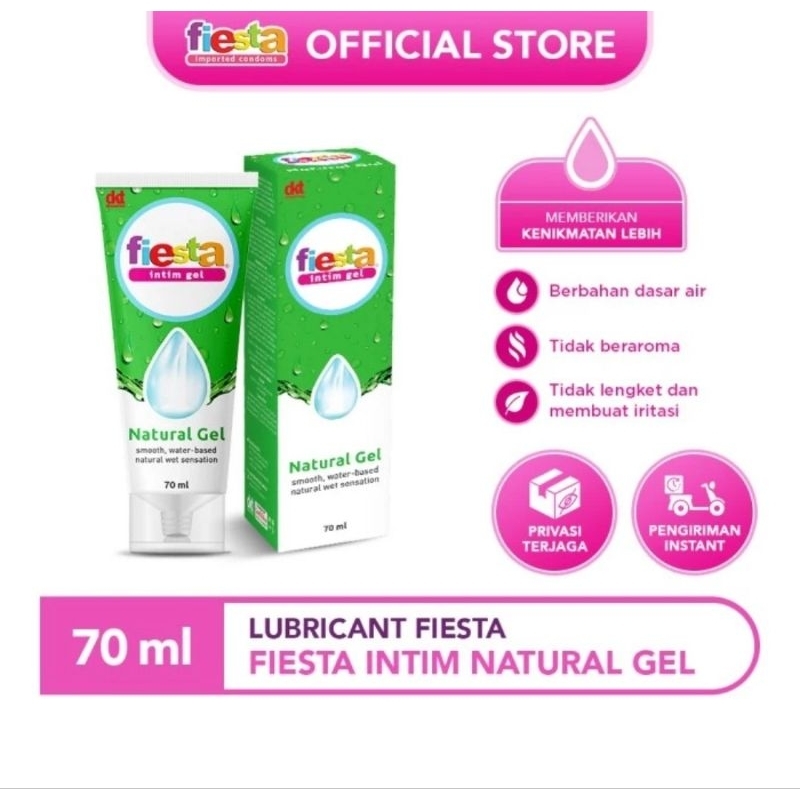 fiesta natural lubricant gel pelumas
