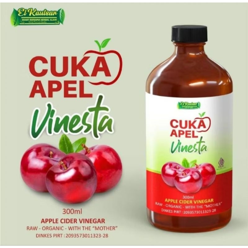 

CUKA APEL VINESTA APPLE CIDER VINEGAR 300 ML