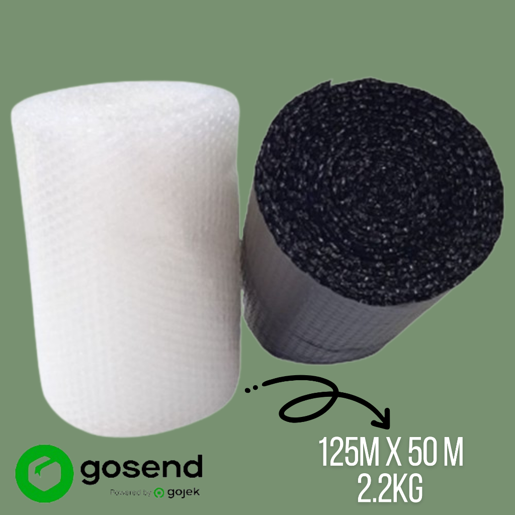 

Bubblewrap Bening 2.2Kg Super Tebal Tanpa Core Instan Surabaya Barat Grap Gojek Packing Kuat Aman