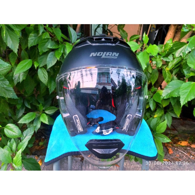 Helm Full / Half Face Modular Nolan N70.2 GT - Black Graphite