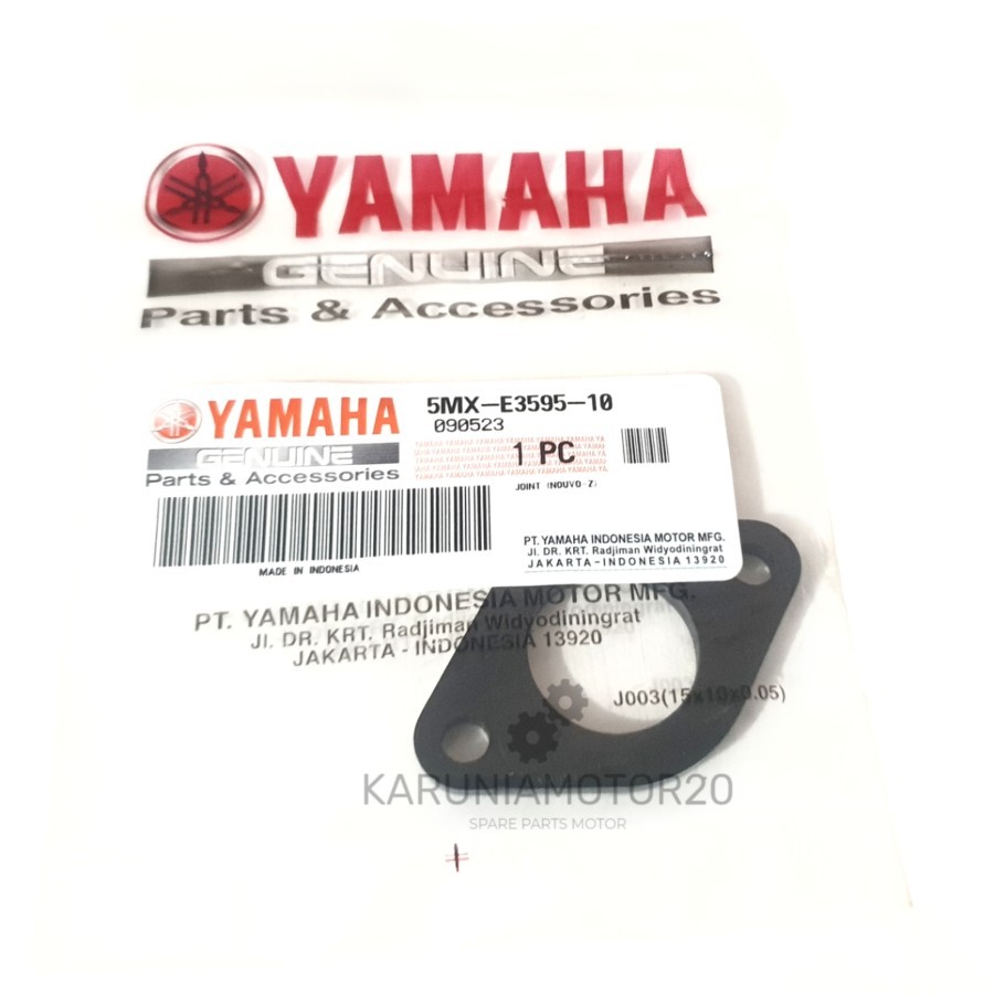 Paking Fiber Intake Karbu Nouvo/Mio/Fino Original YGP 5MX-E3595-10