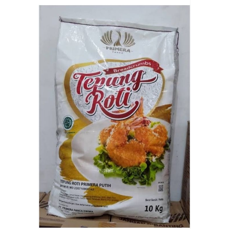 

PRIMERA PANKO Panir Putih 1Kg Kemasan Repack (FRESH) / Breadcrumb Putih