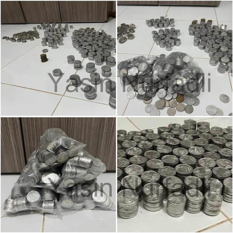 Uang Koin Rp 500 Melati (Gold)