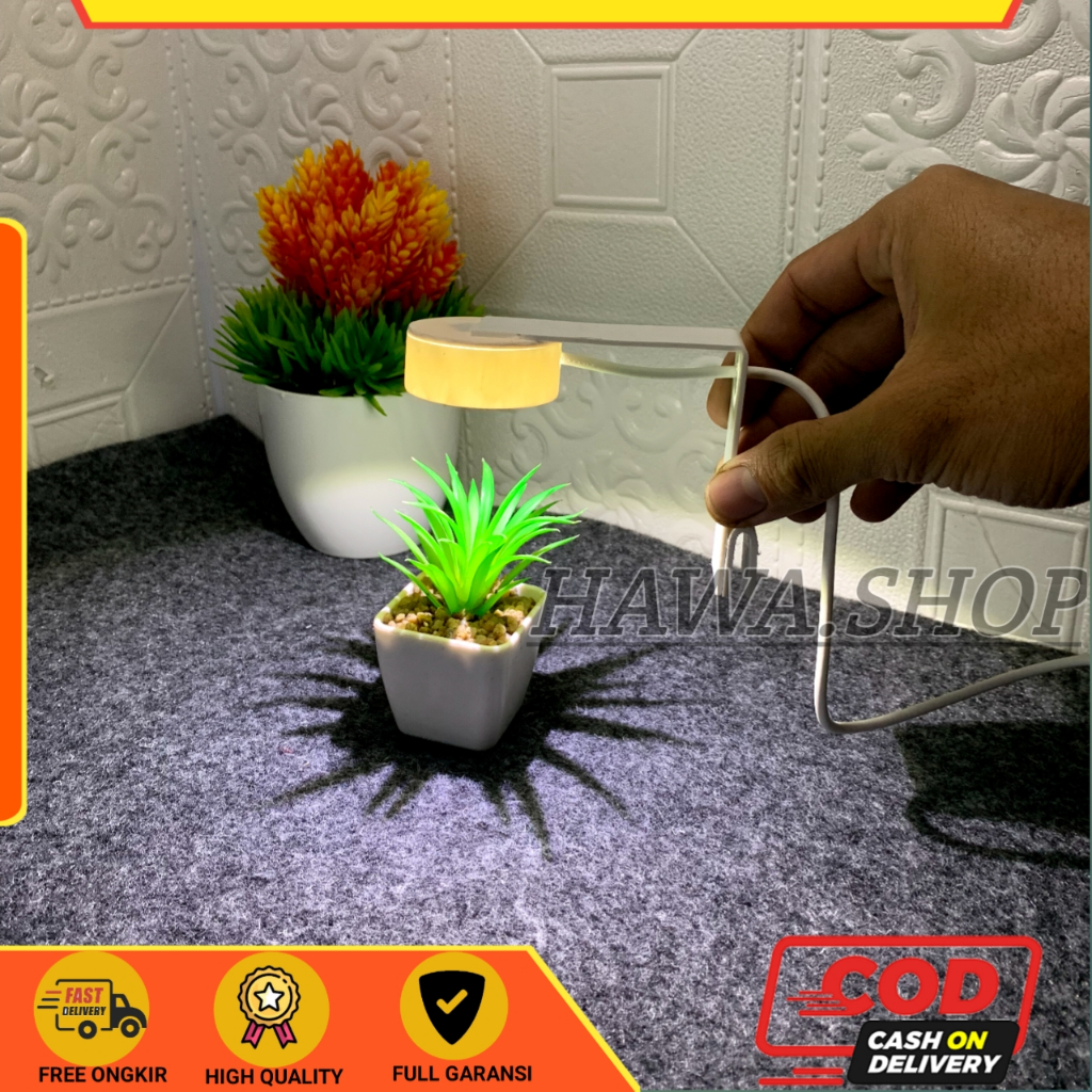 Lampu Akuarium Bulat Estetik Untuk Ikan Cupang /Lampu Led USB Aquascape Model Bulat