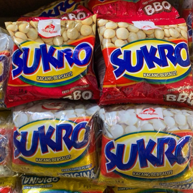 

KACANG SUKRO RENCENG 17gram @10pcs