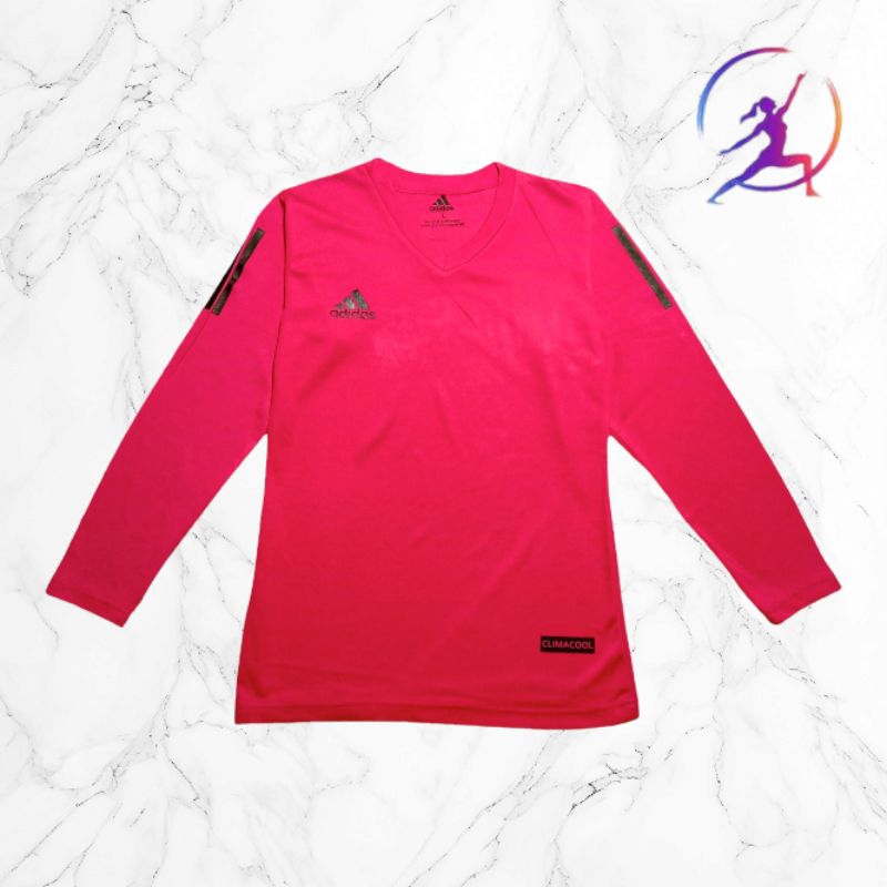 Kaos Olahraga Wanita Lengan Panjang Kaos Jersey Training Running Lari Senam Aerobic voli Gym Cewe