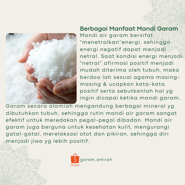 

Garam Ruqyah + Daun Bidara dan Daun Kelor isi 100gram