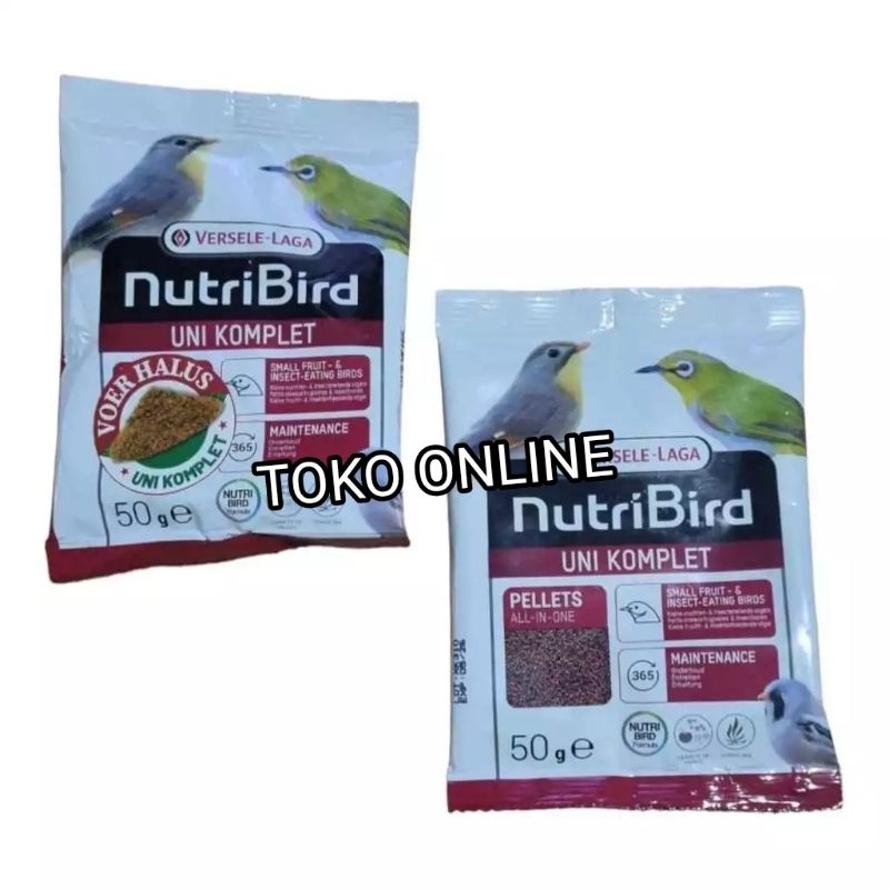 UNI KOMPLET 50GRAM kecil nutribird uni komplet versele laga