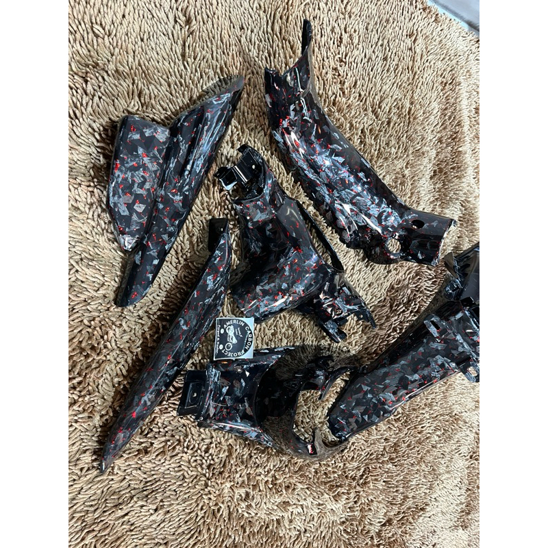 body kasar jupiter Z burhan spyder merah original