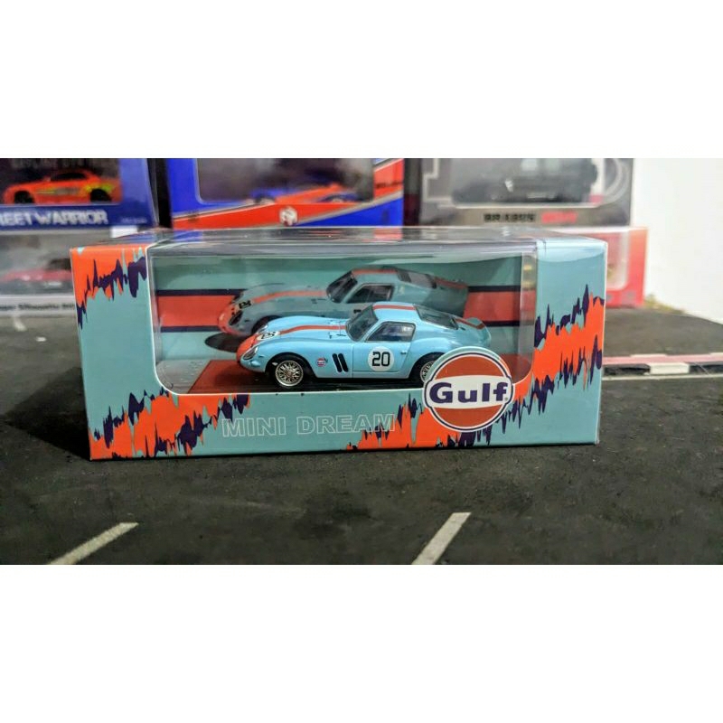 Diecast Mini Dream Ferrari 250 GTO Gulf Livery Segel