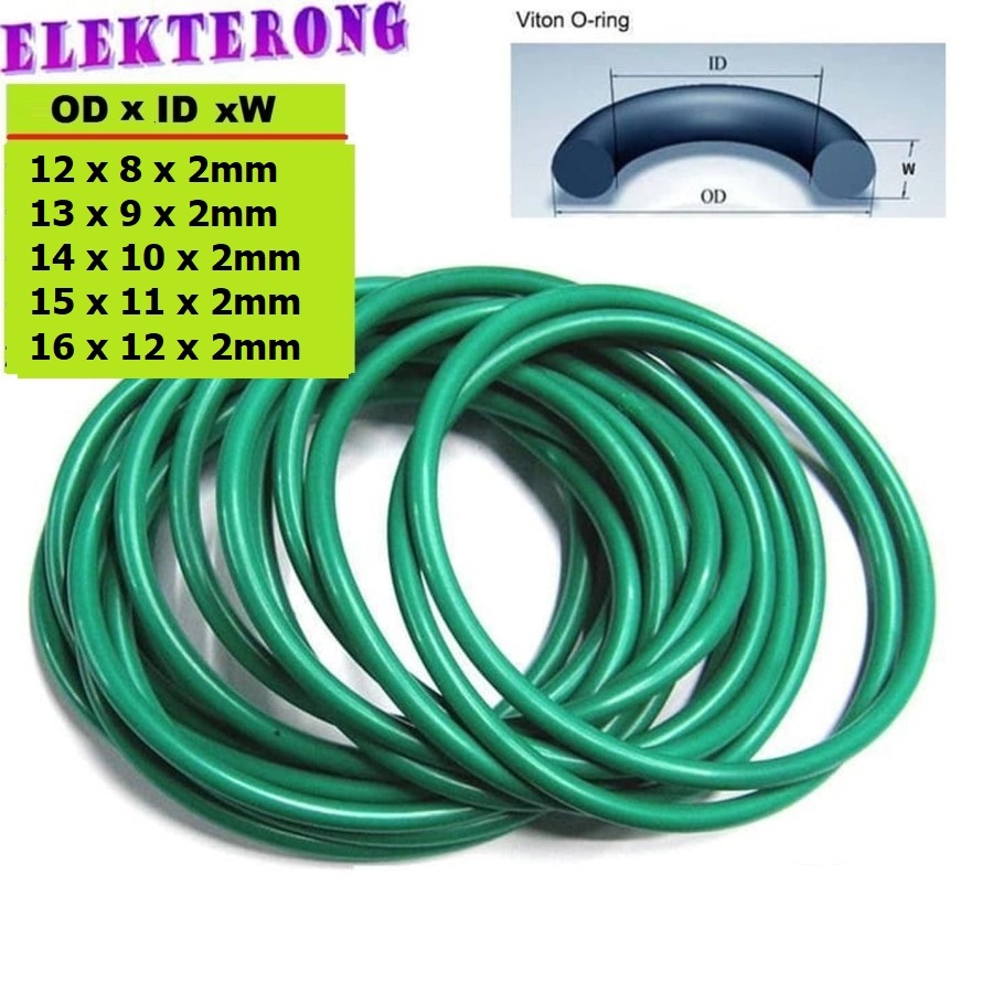 New High Quality Oring O ring Fiton ID 8 9 10 11mm Tebal W 2mm Mantafffff