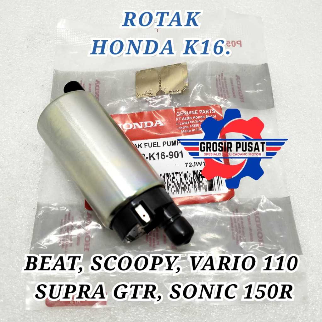 ROTAK BEAT ROTAK HONDA K16 ROTAK BENSIN VARIO 110 ROTAK ORI BEAT FI ROTAK POMPA BENSIN SCOOPY