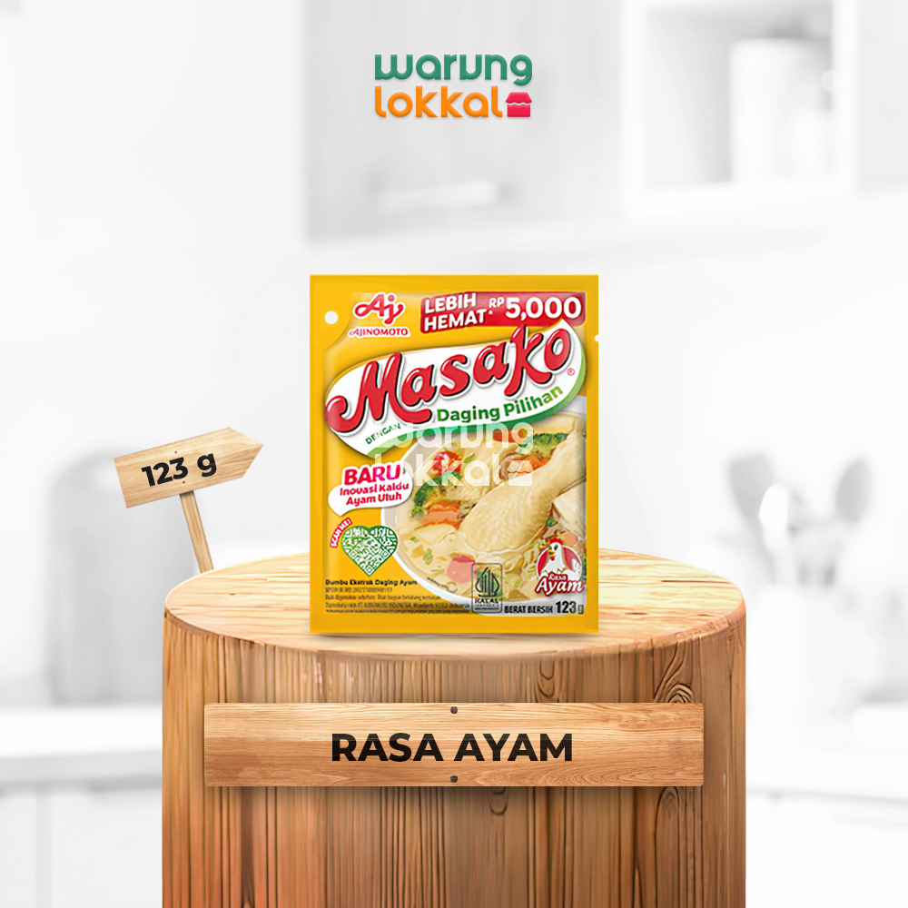 

Masako Rasa Ayam 123g - Warung Lokkal