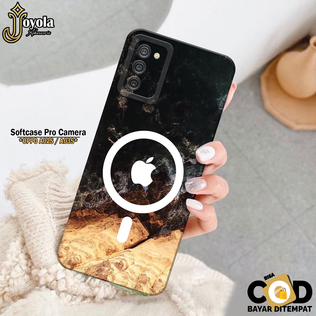 Case Samsung Galaxy A03S / A02S - JOYOLA - Fashion Case Branded - Softcase Pro Camera - Kesing Hp Sa