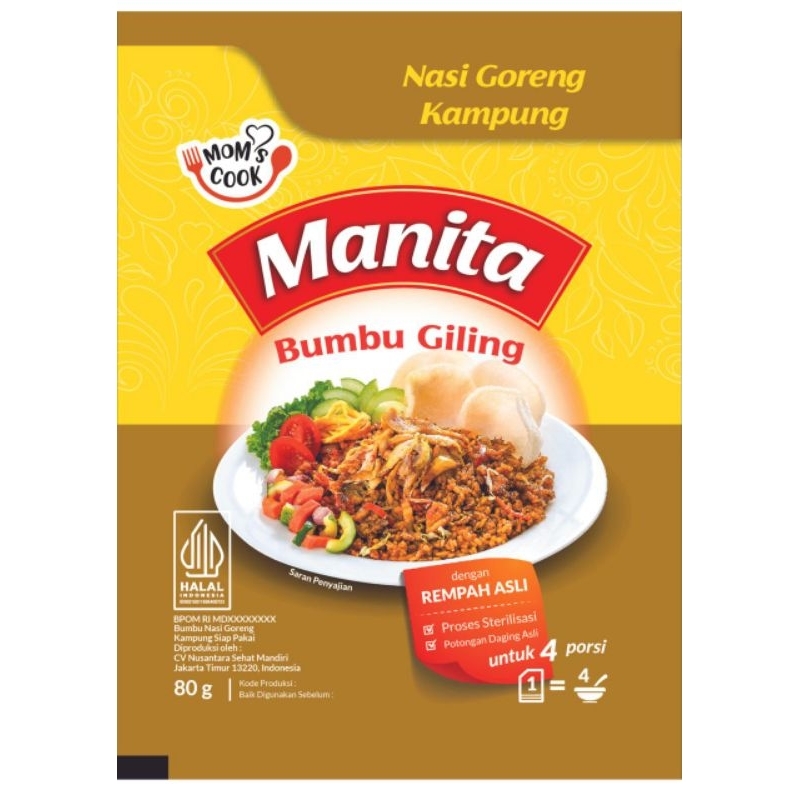 

BUMBU GILING MANITA NASI GORENG KAMPUNG