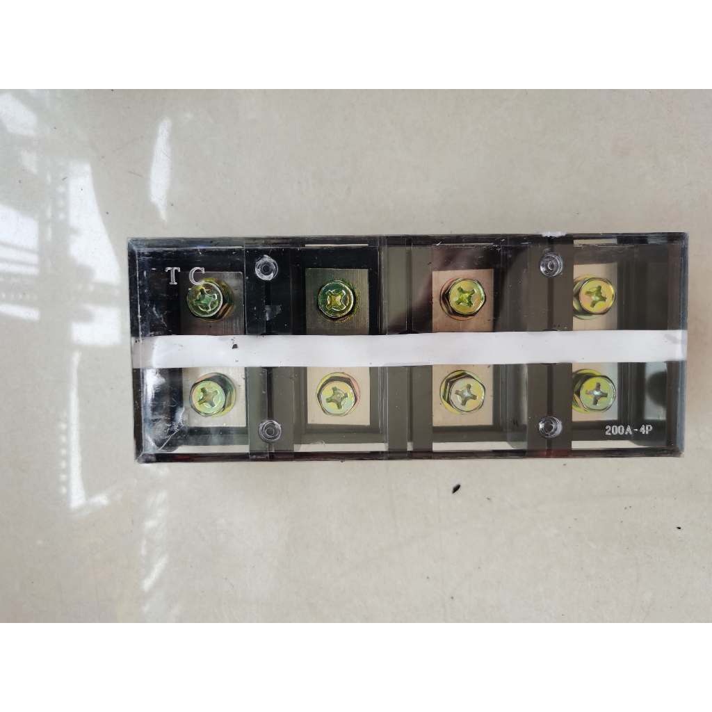 Terminal Block 200A 4P - Terminal Block Kaca TC-2004