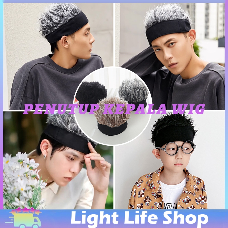 Wig model topi unik rambut wig anime rambut palsu aksesoris cpsplay anime/wig topi rambut panjang