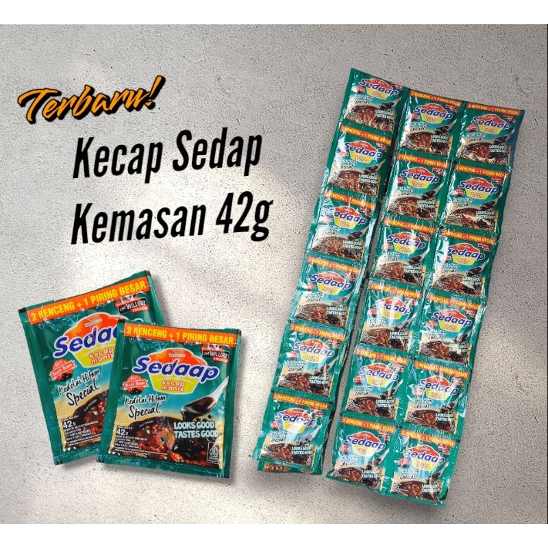 

KECAP SEDAAP MANIS SPECIAL KEDELAI HITAM 1 RENTENG 42Gr