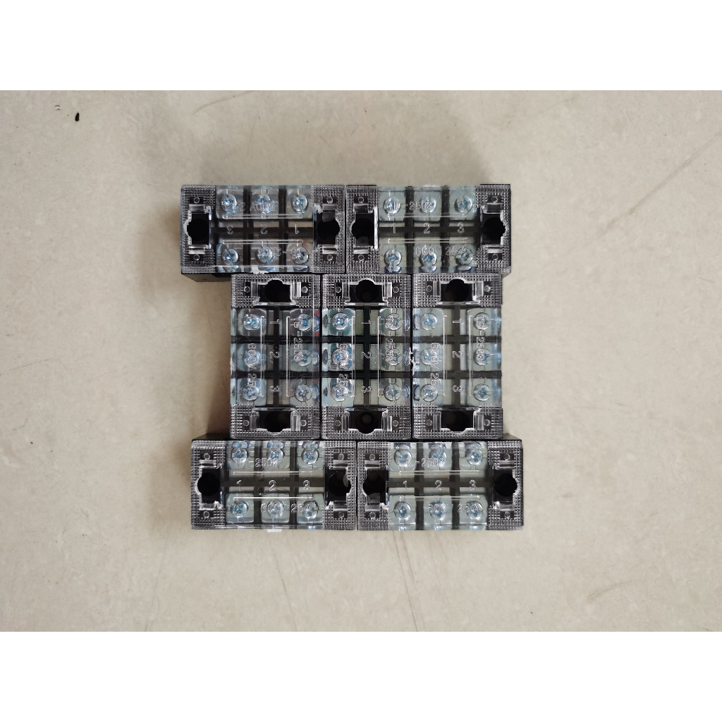 Terminal Blok 25A 3P - Terminal Block TB 2503