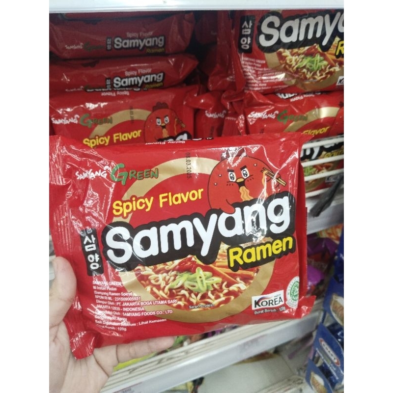 

Samyang Spicy Flavoured Ramen Kuah 120gr - Ramen Korea