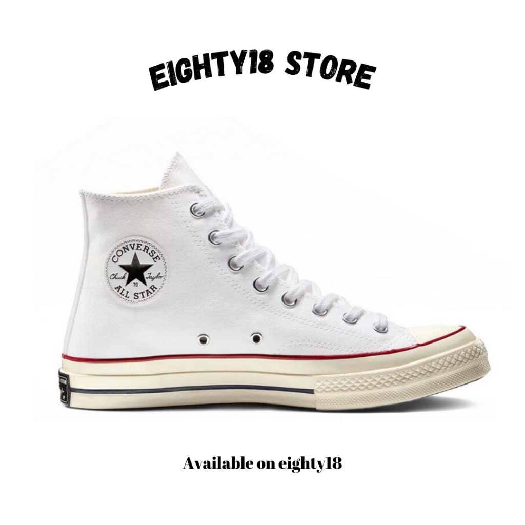Converse CT High 70S White Original Resmi PT.MAP - 162056C
