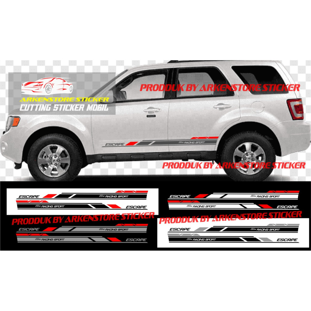Sticker ford escape sticker stiker mobil escape sticker list escape