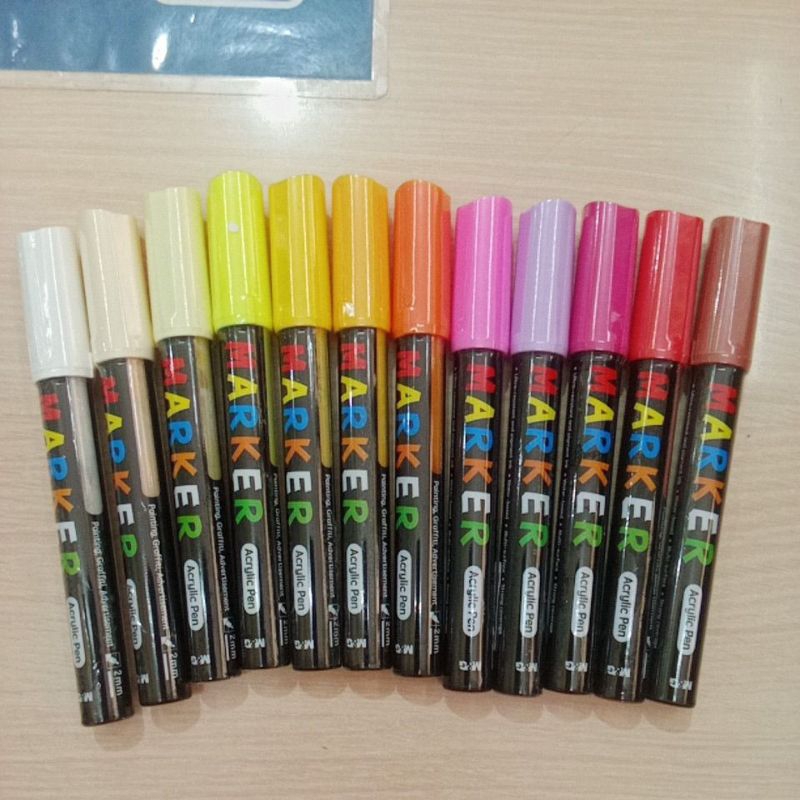 

Spidol Acrylic Pen Marker M&G part 2