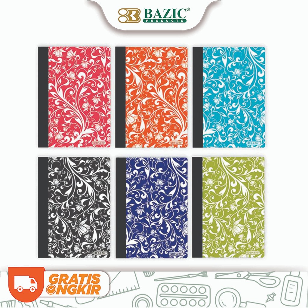 

Notebook Poly Cover Floral 5" x 7" - Buku Tulis