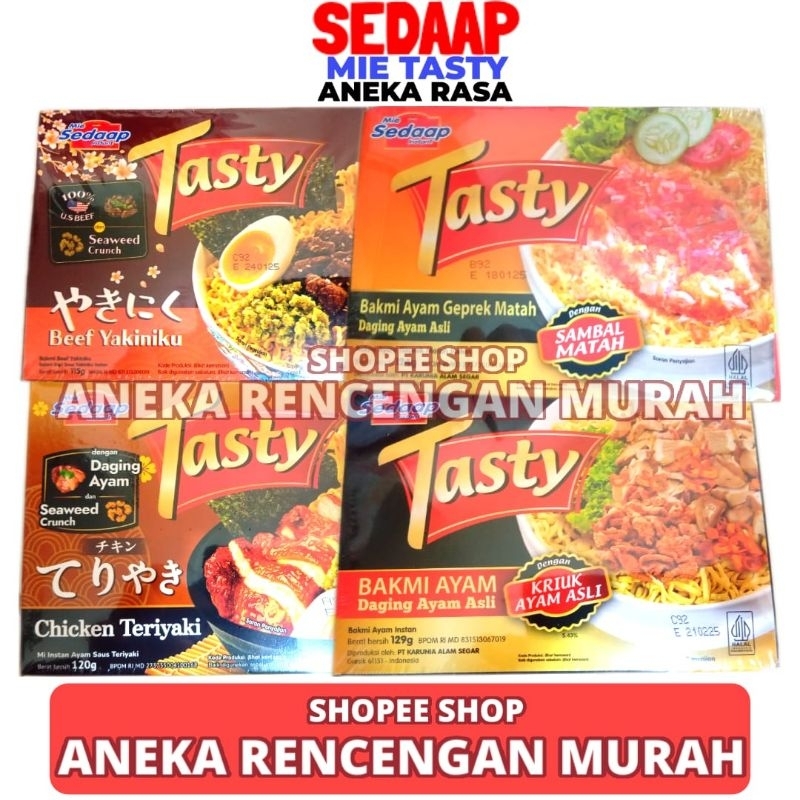 

Mie Tasty Sedaap Mie Bakmi Variasi Rasa