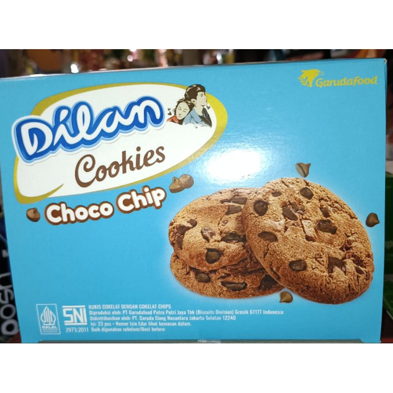 

dilan cookies choco chip sekotak isi 23 pcs