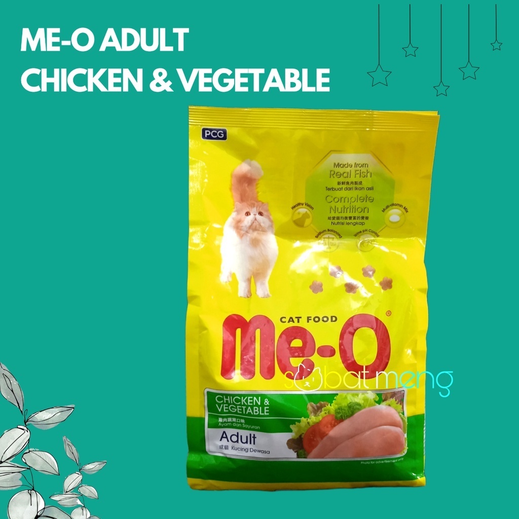MEO CHICKEN VEGETABLES 1.1KG | MEO KITTEN ADULT PERSIAN 1.1KG