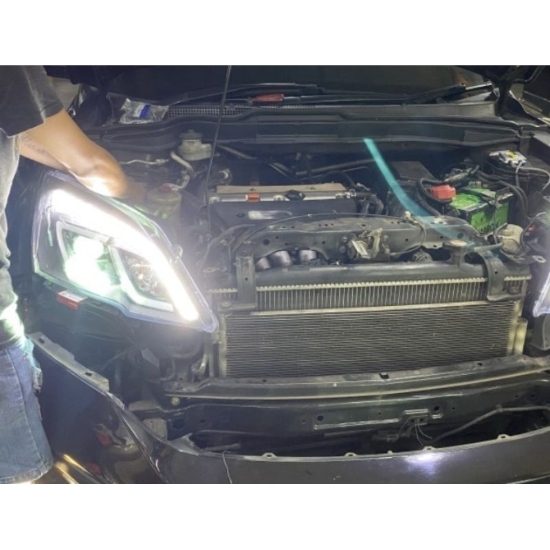 headlamp lampu depan crv gen 3 projektor