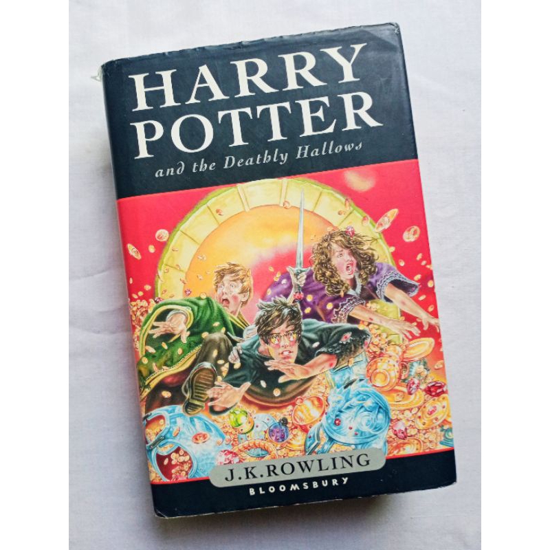Novel Import Bekas HARRY POTTER and the Deathly Hallows (English)  JK Rowling # buku bacaan preloved