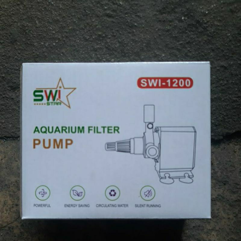 SWI Star 1200 Aquarium Filter Pump - Pompa Air Aquarium