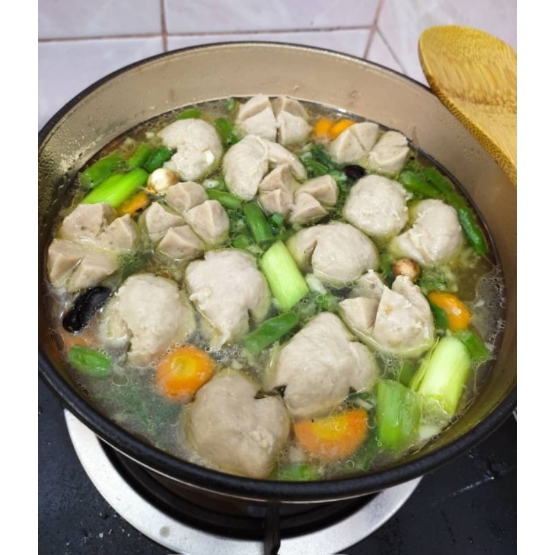 

Sayur Sop Baso siap makan