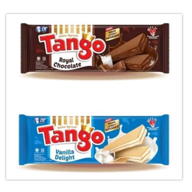 

WAFER TANGO 110 gr Rasa coklat, vanila, coconut, strawbery