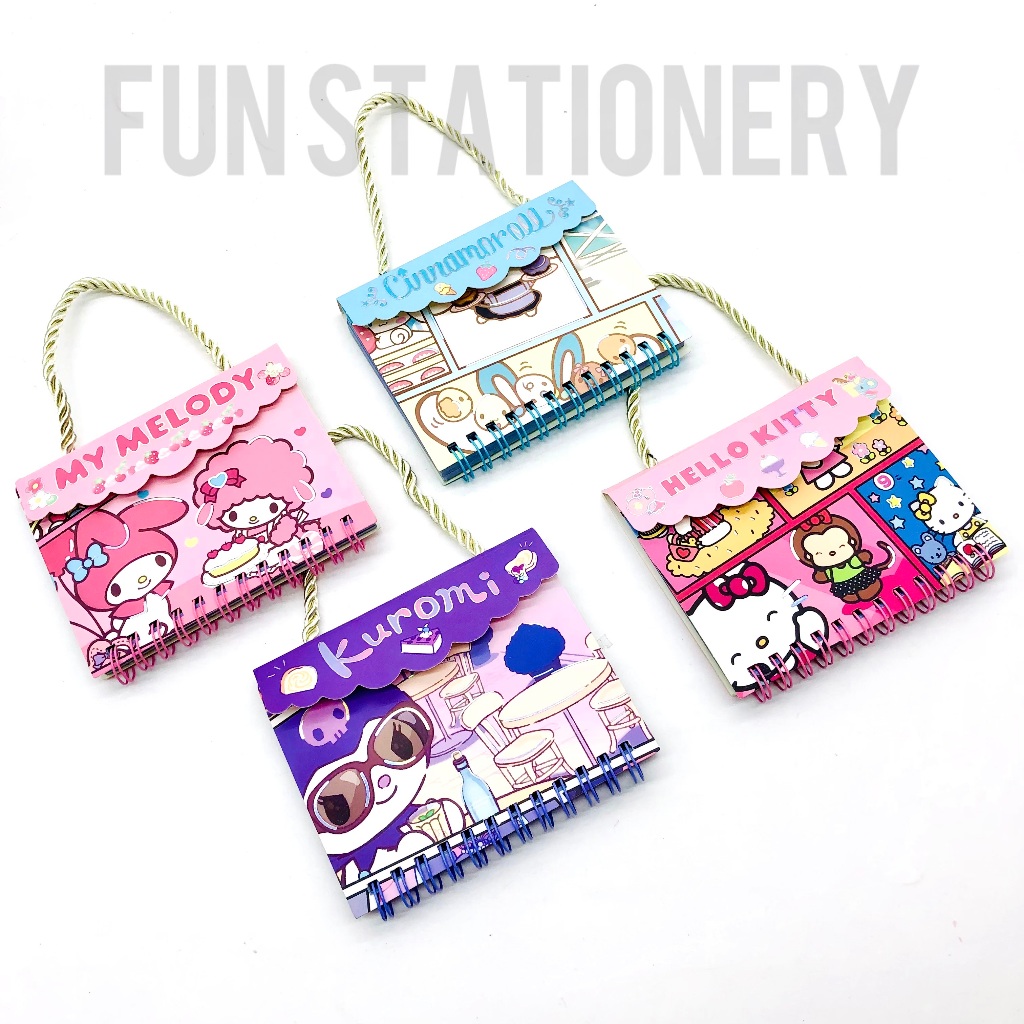 

(A7) NOTEBOOK SPIRAL WZ-005 SANRIO / BUKU TULIS CATATAN KUROMI CINNAMOROLL