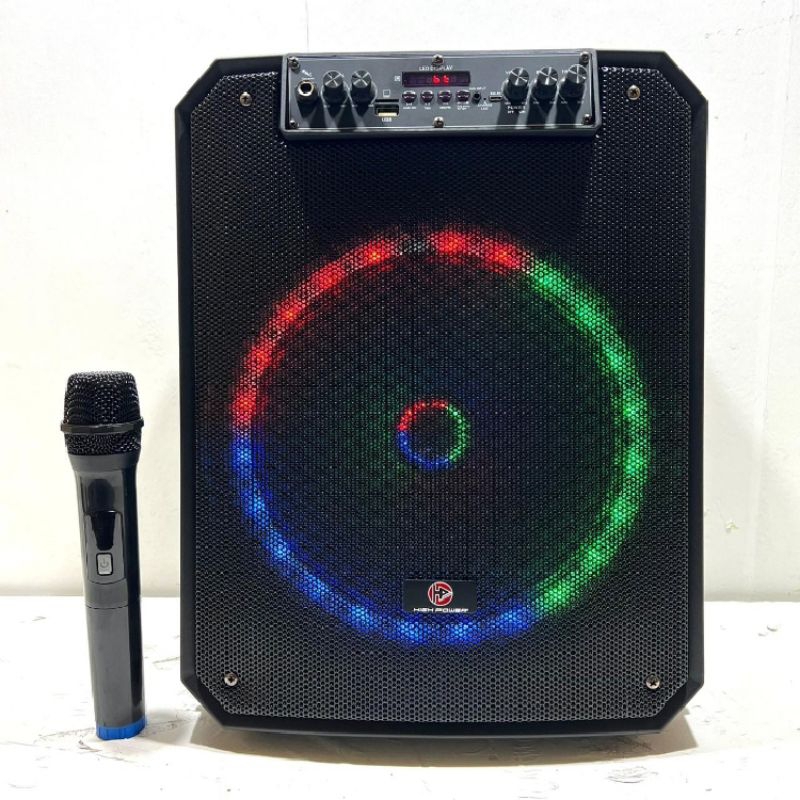 SPEAKER PORTABLE WIRELESS HIGH POWER 777B PLUS 12INCH