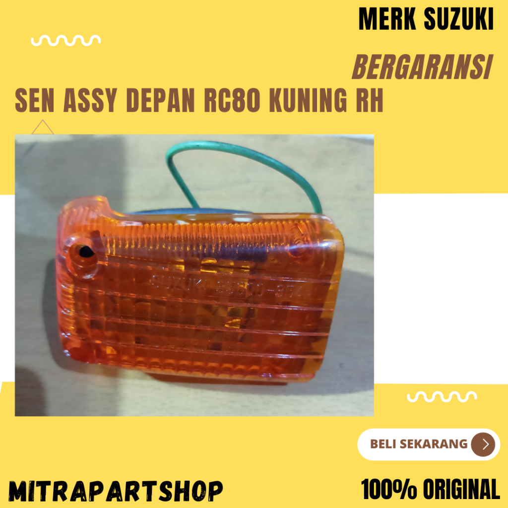 sen assy depan rc80 kuning rh suzuki