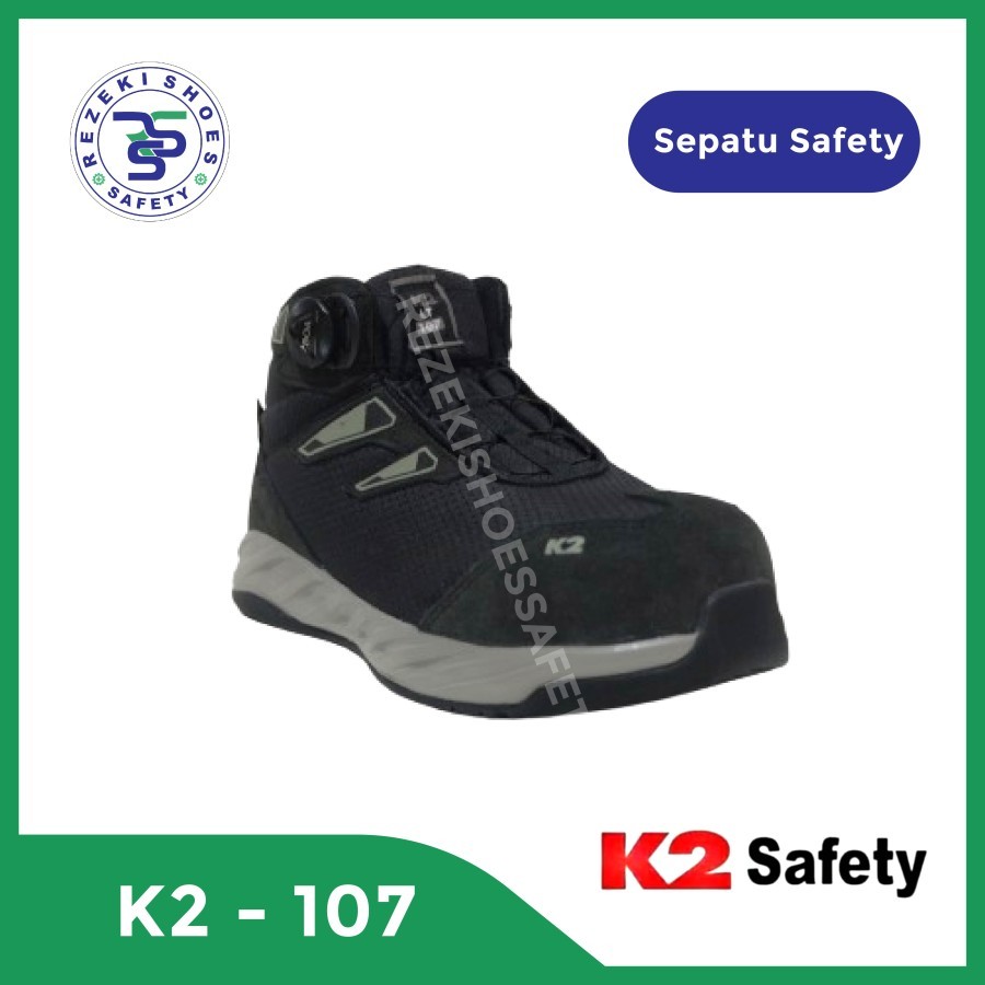 Sepatu Safety K2 107 BOA Navy - Sepatu Sport Safety K2-LT 107 BOA Navy