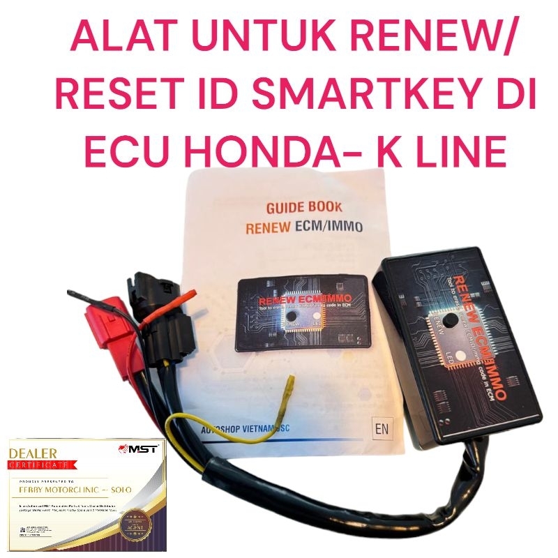 ALAT RENEW-RESET ID SMARTKEY ECU HONDA VIA K LINE