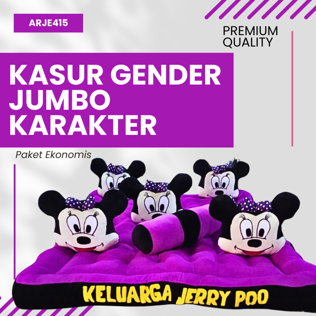 Kasur Gender Jumbo Karakter Paket Ekonomis FREE ONGKIR