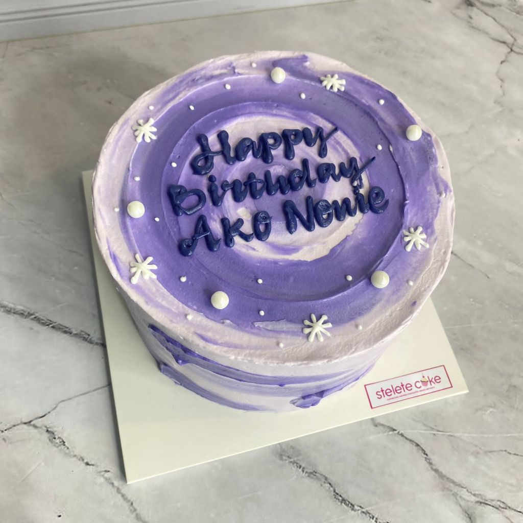 

Kue Ulang Tahun/Birthday Cake/Kue Ultah Korean Purple