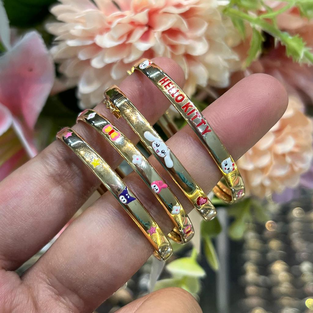 GELANG ANAK SANRIO KADAR 300 (6K) GELANG ANAK EMAS ASLI GBA 132-135