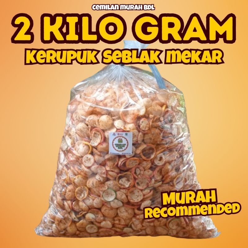 

Kerupuk Seblak Mekar (2 Kilo Gram) / PER BALL